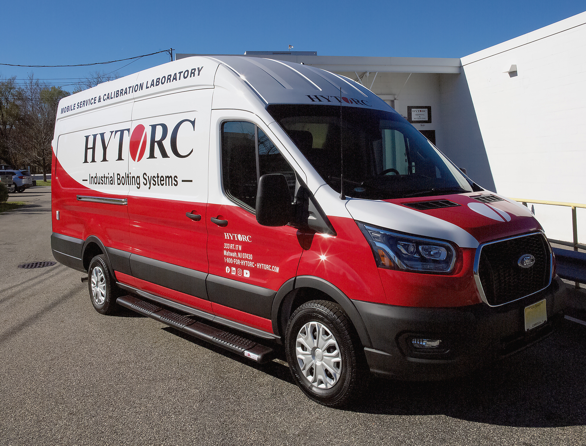 HYTORC mobile service van parked